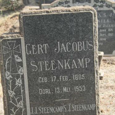 STEENKAMP Gert Jacobus 1885-1953 :: STEENKAMP S.J. 1913-2000 & J.J. 1918-1999