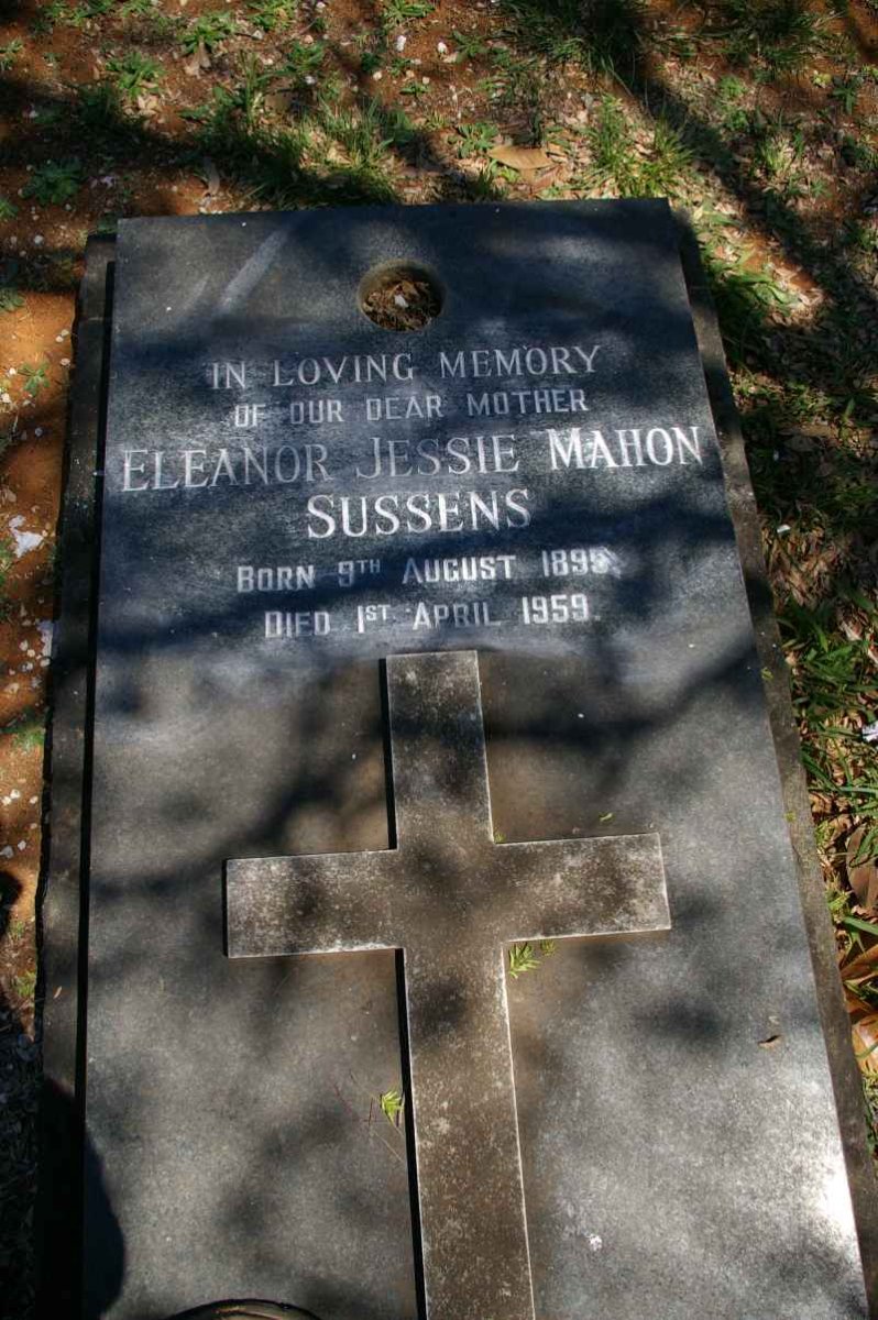 SUSSENS Eleanor Jessie Mahon 1895-1959