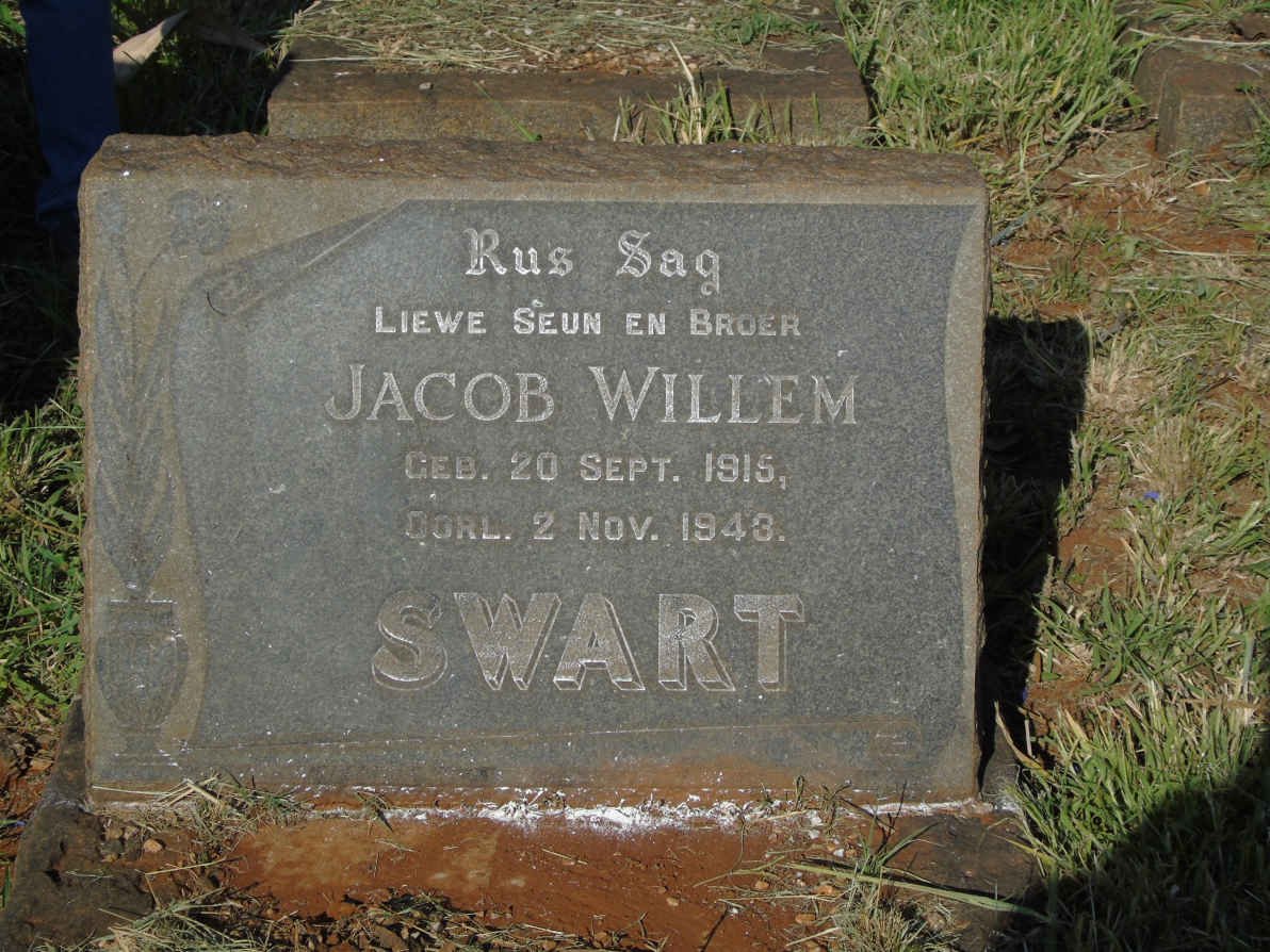 SWART Jacob Willem 1915-1943