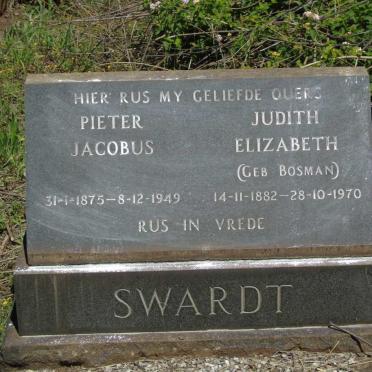 SWARDT Pieter Jacobus 1875-1949 & Judith Elizabeth BOSMAN 1882-1970