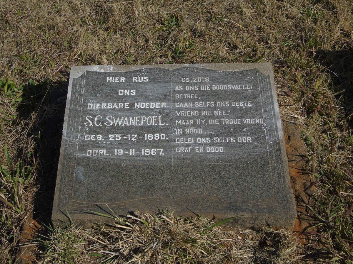SWANEPOEL S.C. 1880-1967