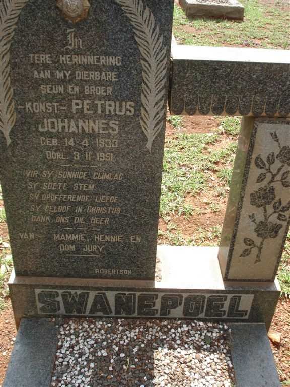 SWANEPOEL Petrus Johannes 1933-1951