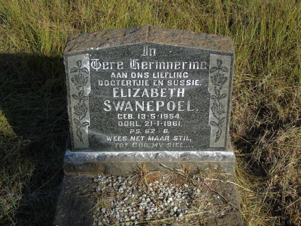 SWANEPOEL Elizabeth 1954-1961
