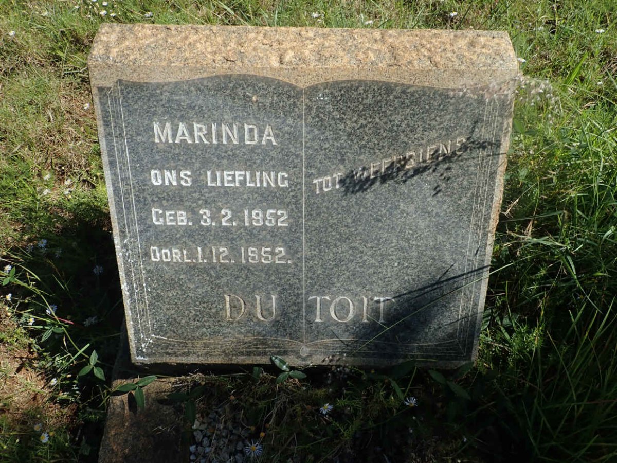TOIT Marinda, du 1952-1952