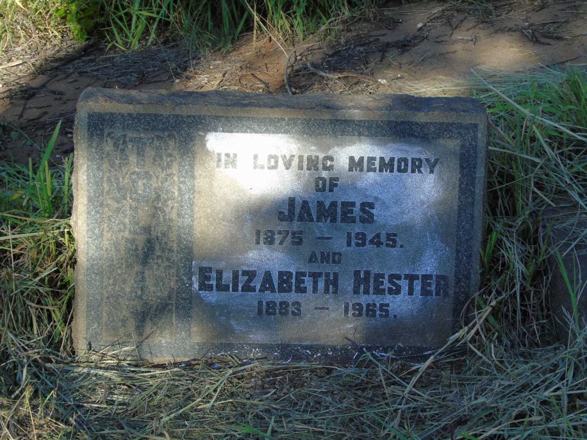 TOLMAY James 1875-1945 & Elizabeth Hester 1883-1965