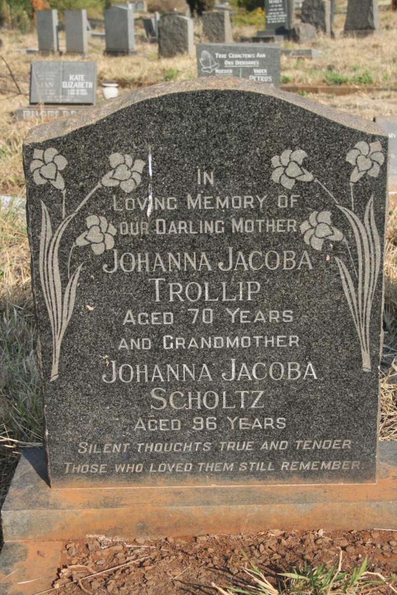 TROLLIP Johanna Jacoba :: SCHOLTZ Johanna Jacoba 