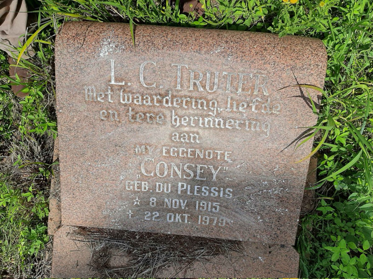 TRUTER L.C. nee DU PLESSIS 1915-1979