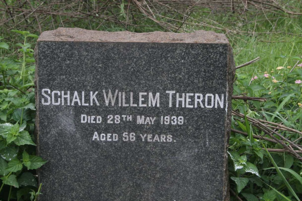 THERON Schalk Willem -1939