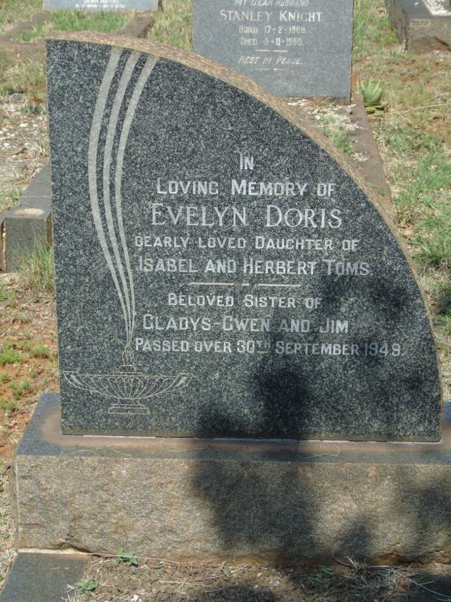 TOMS Evelyn Doris -1949