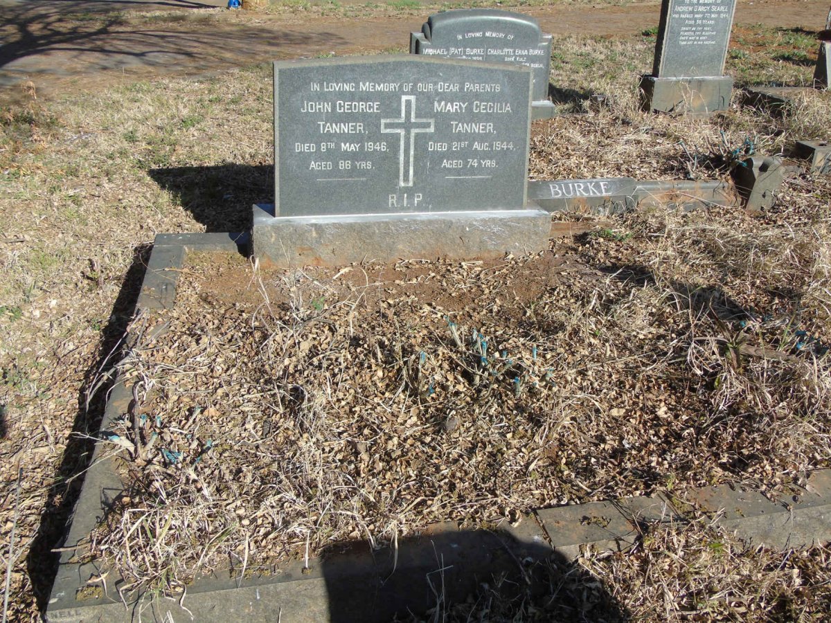 TANNER John George -1946 &amp; Mary Cecilia -1944