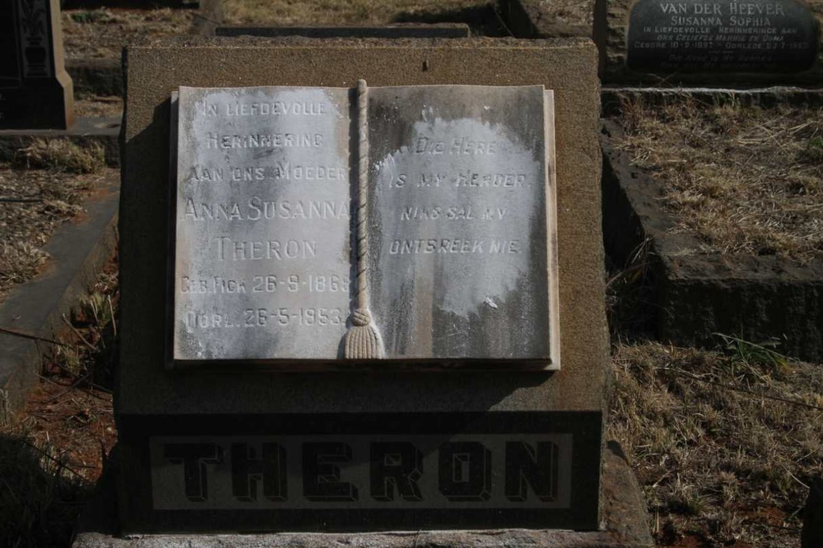 THERON Anna Susanna 1869-1953