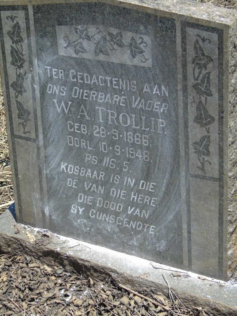 TROLLIP W.A. 1866-1948