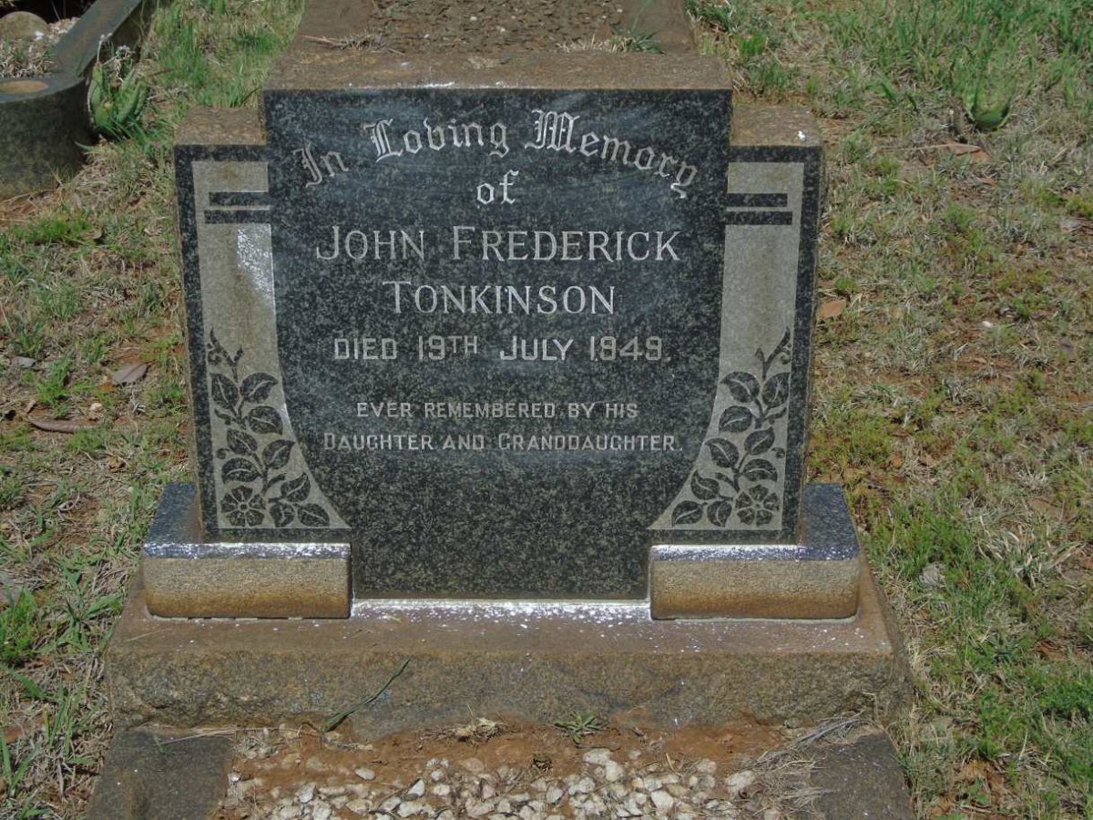 TONKINSON John Frederick -1949