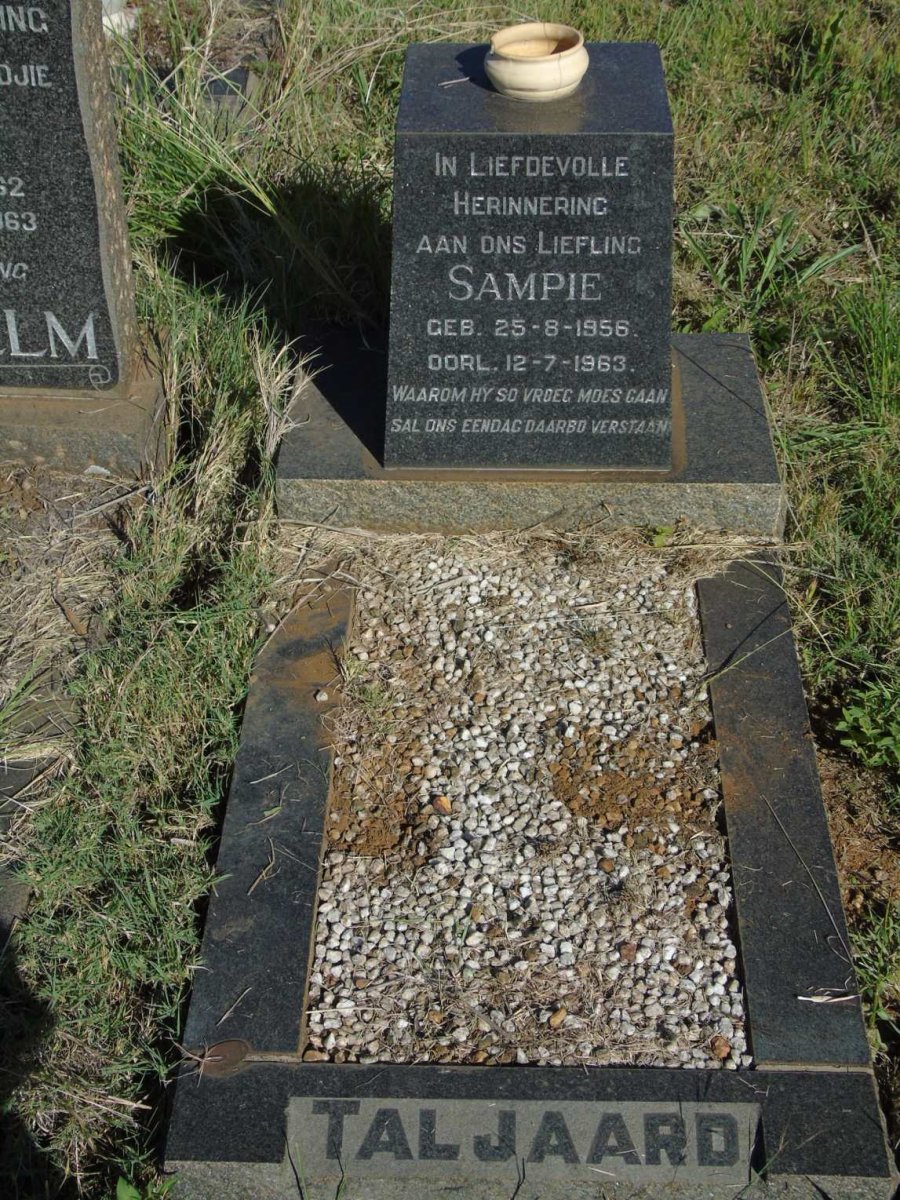 TALJAARD Sampie 1956-1963