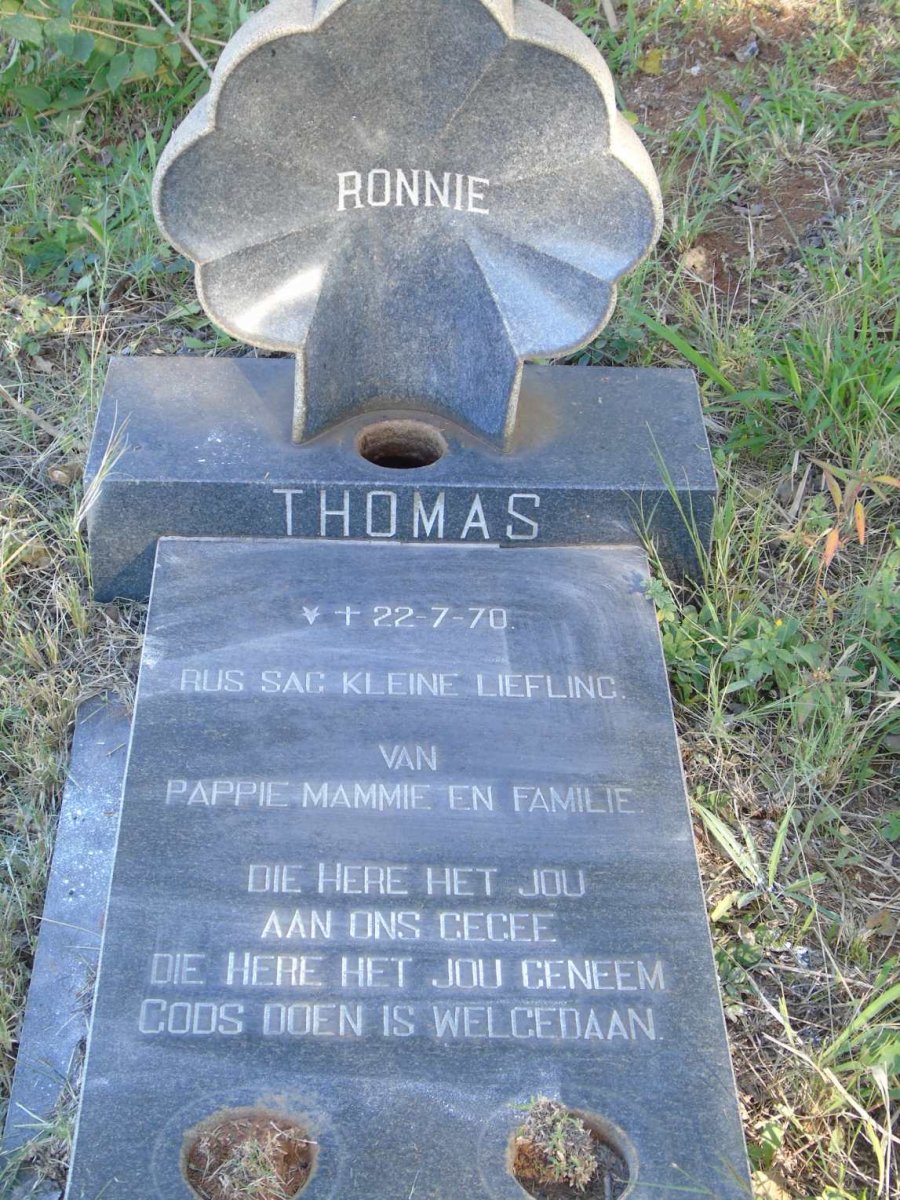 THOMAS Ronnie 1970-1970