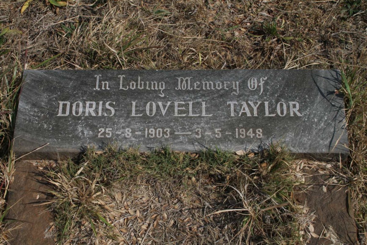 TAYLOR Doris Lovell 1903-1948