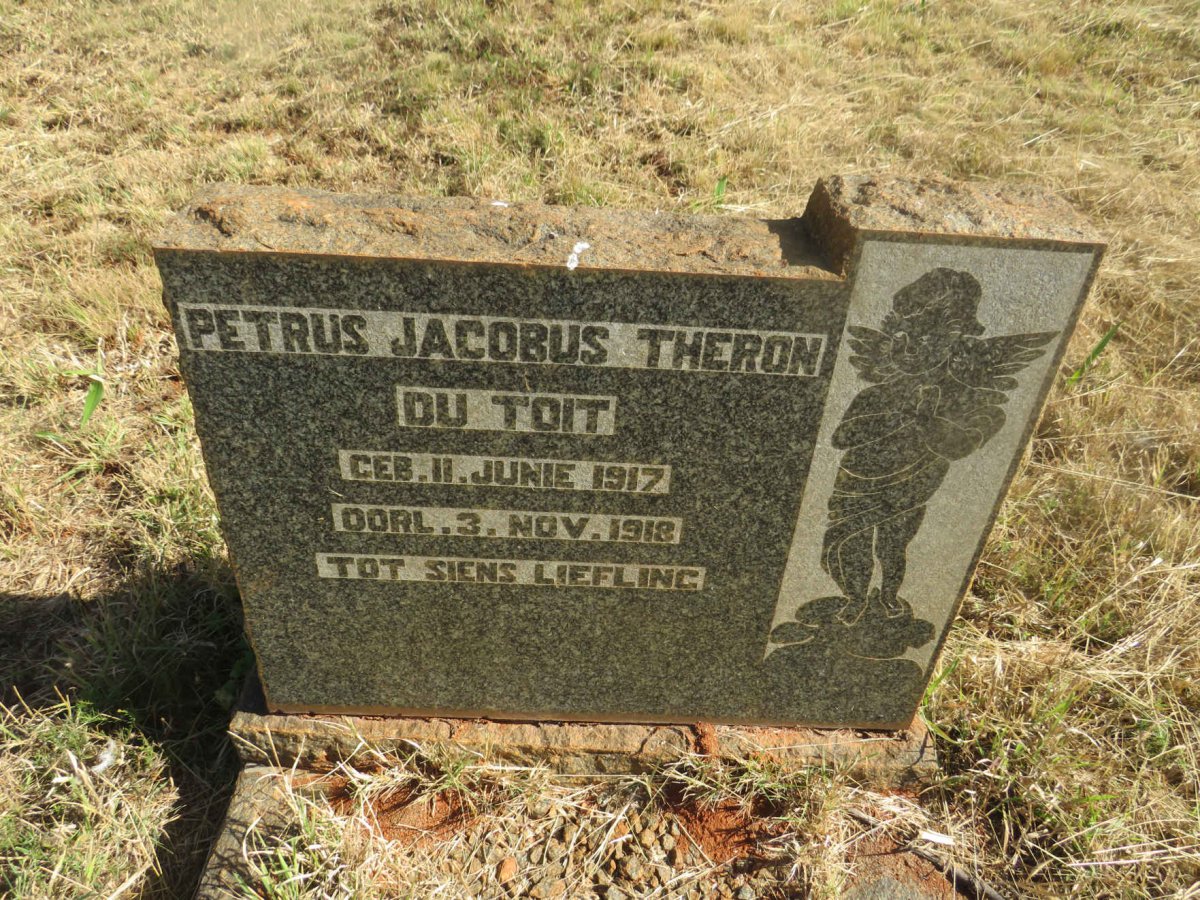 TOIT Petrus Jacobus Theron, du 1917-1918