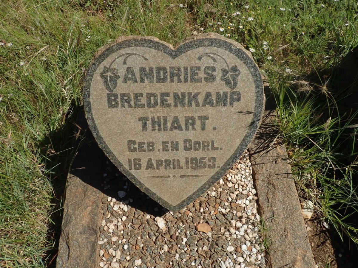 THIART Andries Bredenkamp 1953-1953