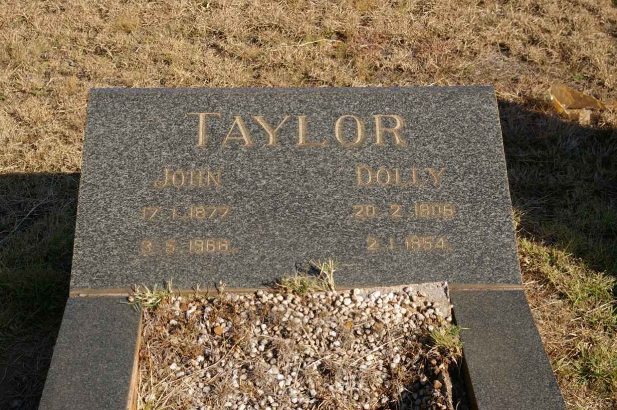 TAYLOR John 1877-1966 &amp; Dotty 1906-1954