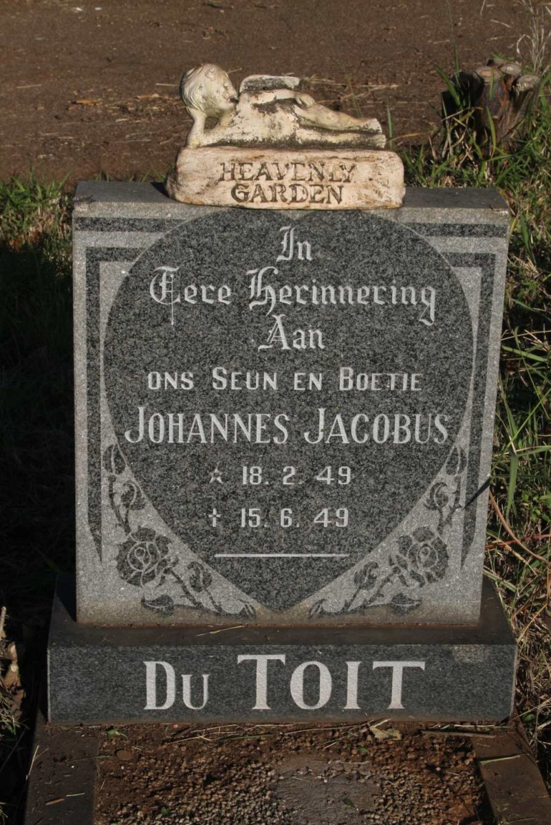 TOIT Johannes Jacobus, du 1949-1949