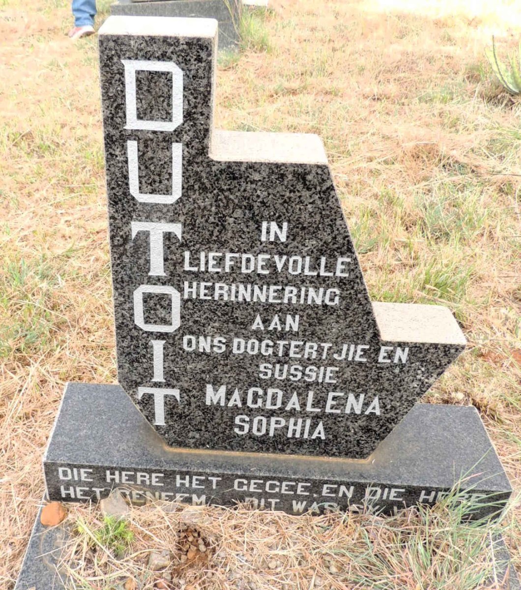 TOIT Magdalena Sophia, du 