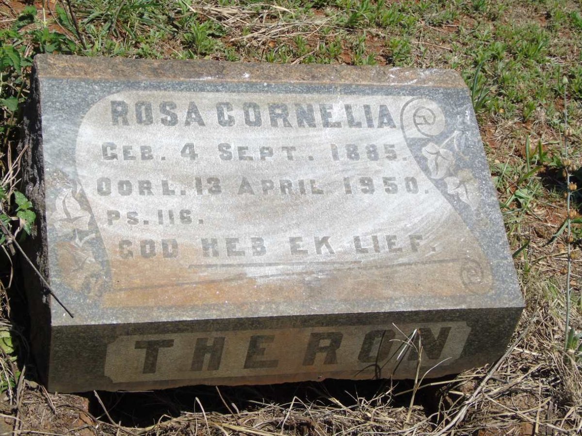 THERON Rosa Cornelia 1885-1950