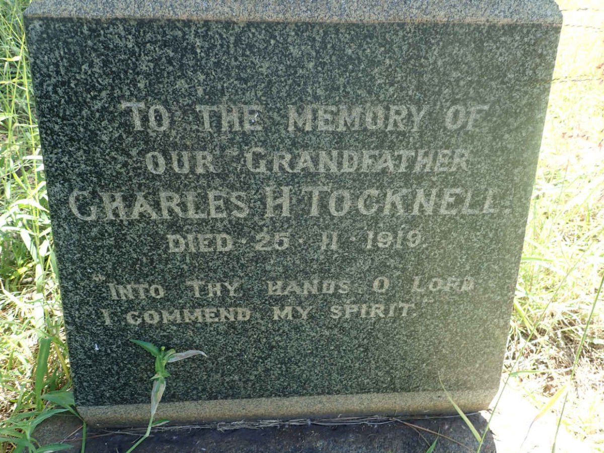 TOCKNELL Charles H. -1919