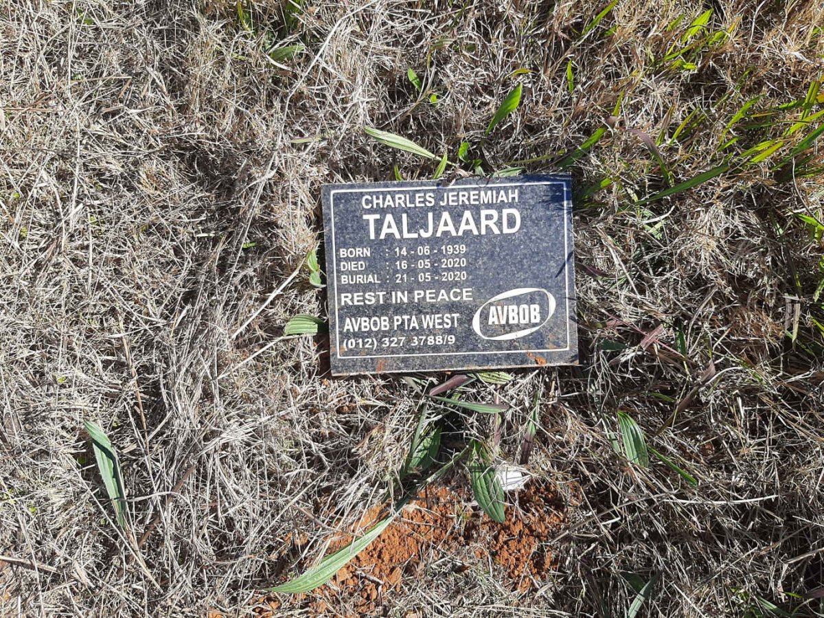 TALJAARD Charles Jeremiah 1939-2020