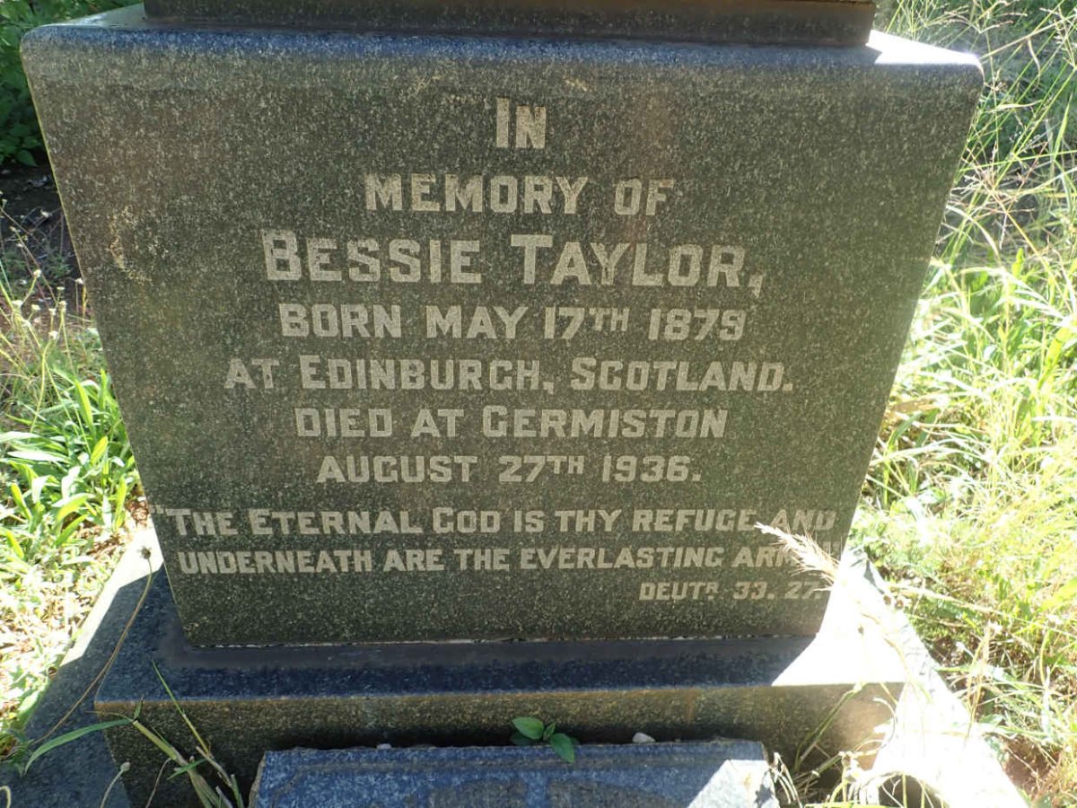 TAYLOR John 1876-1955 & Bessie 1879-1936 :: TAYLOR Lawrie 1923-1941 _2