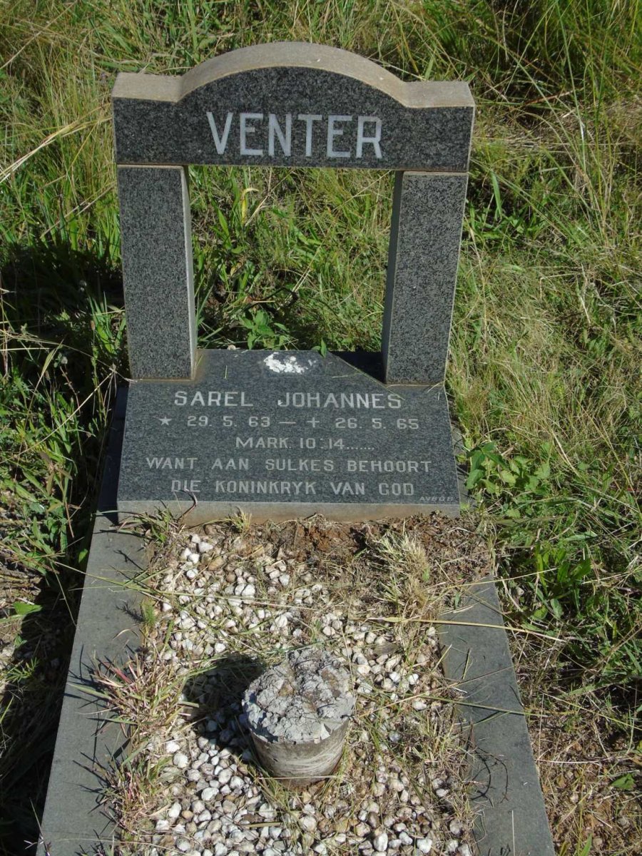 VENTER Sarel Johannes 1963-1965