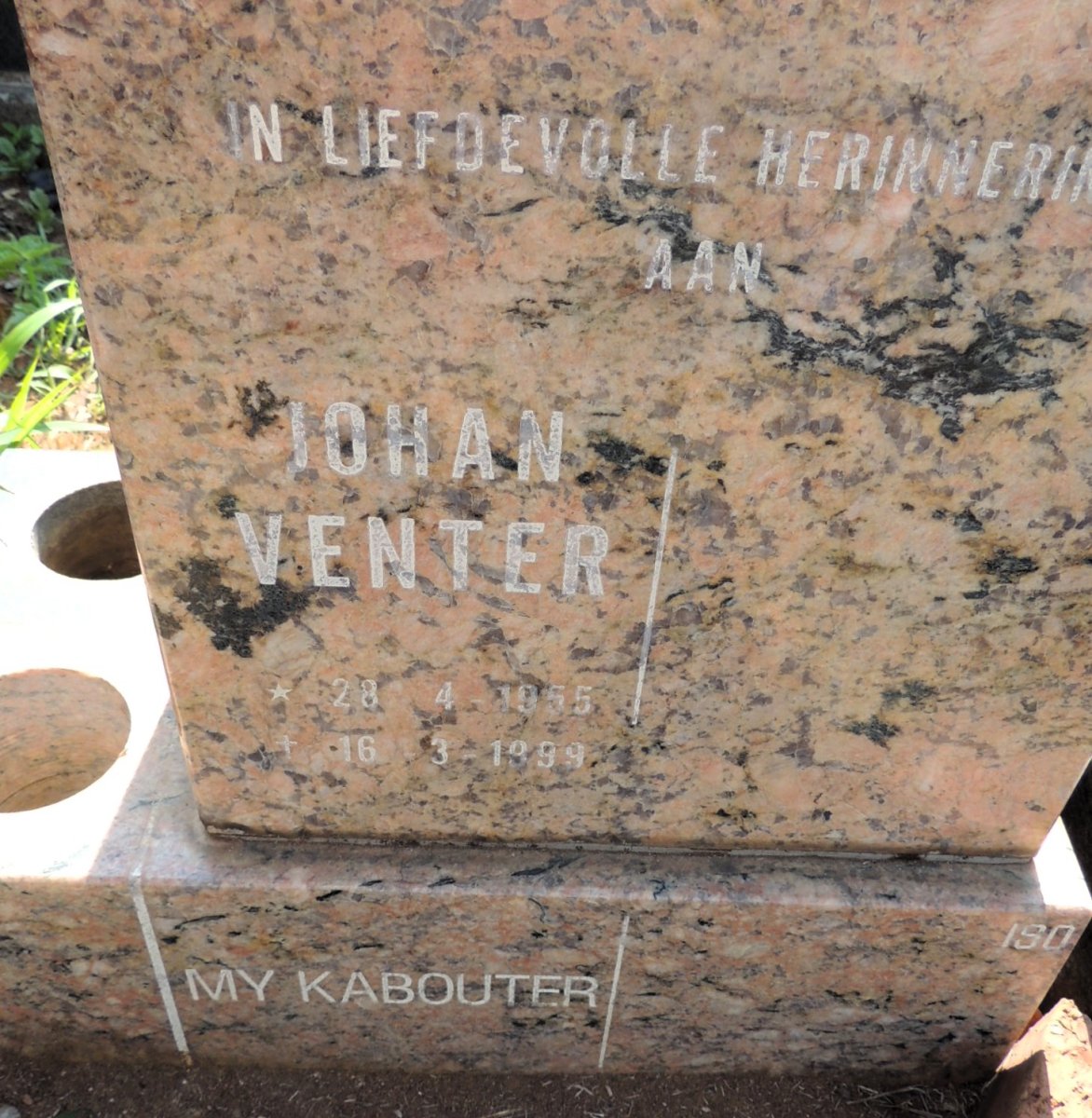 VENTER Johan 1955-1999