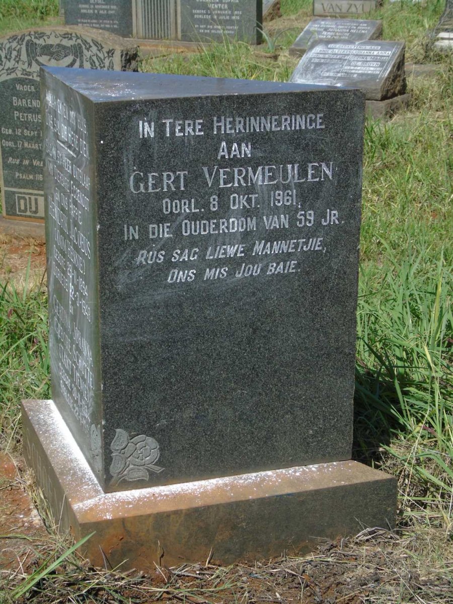 VERMEULEN Gert -1961