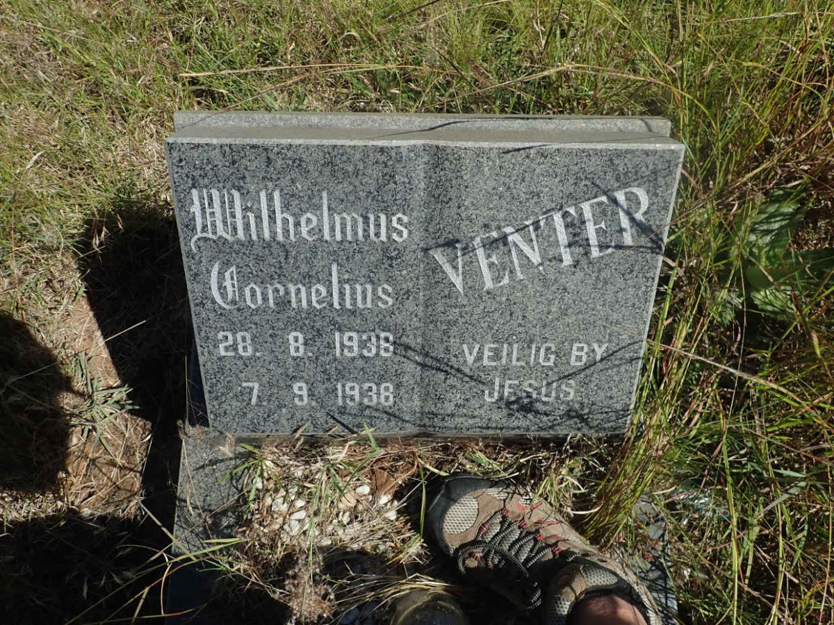 VENTER Wilhelmus Cornelius 1938-1938