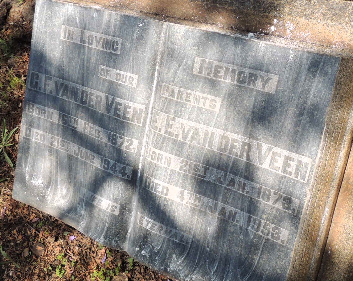 VEEN G.F., van der 1872-1944 & E.E. 1873-1953_1