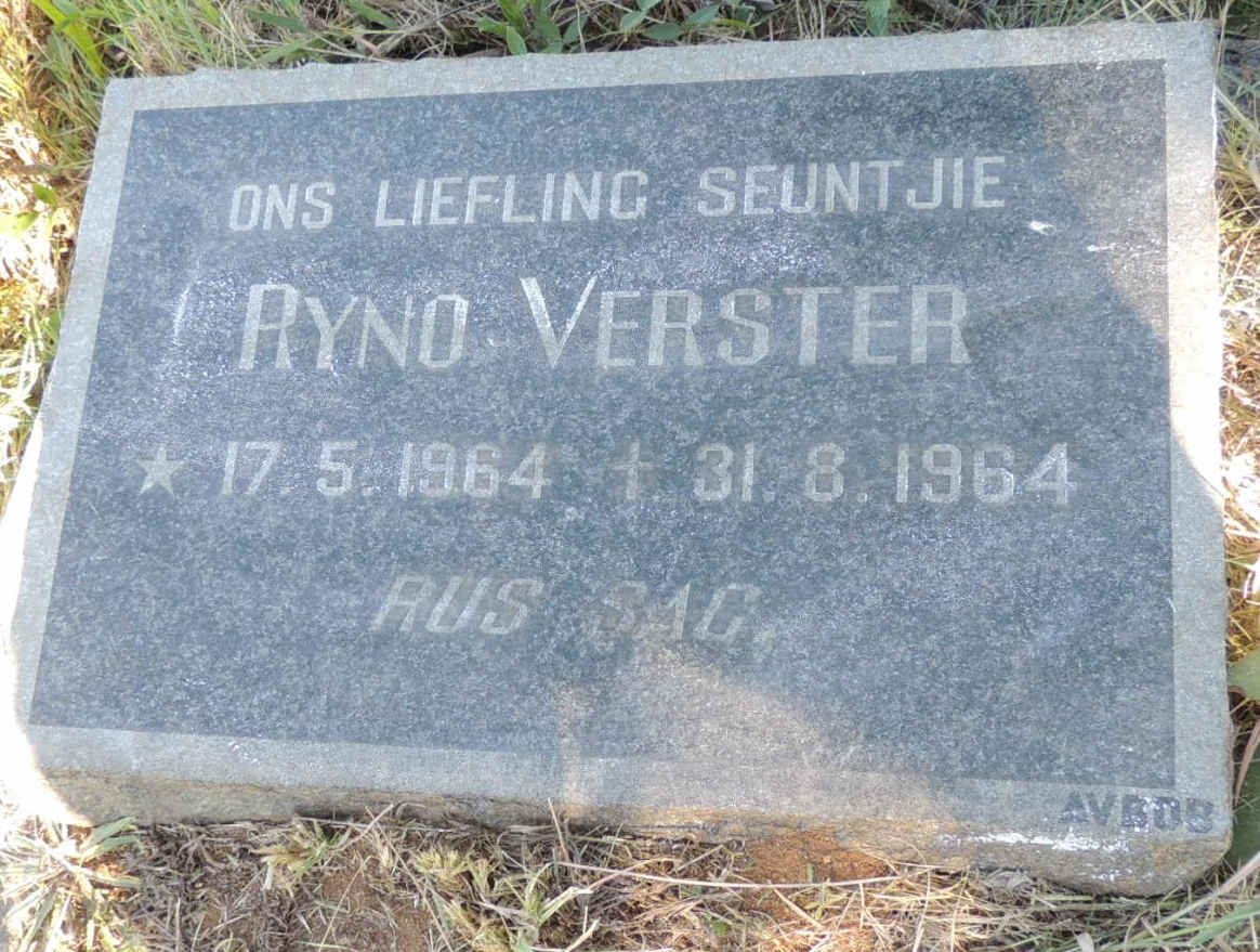 VERSTER Ryno 1964-1964