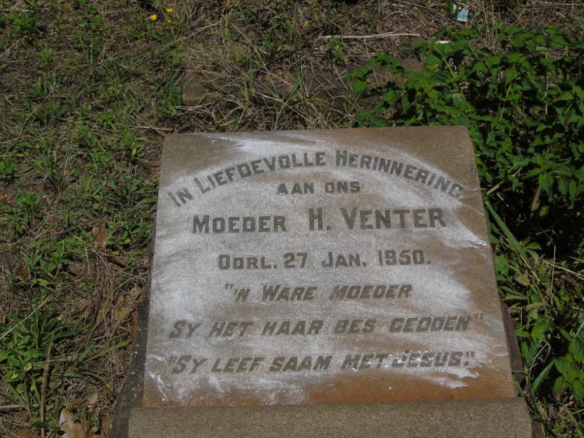 VENTER H. -1950