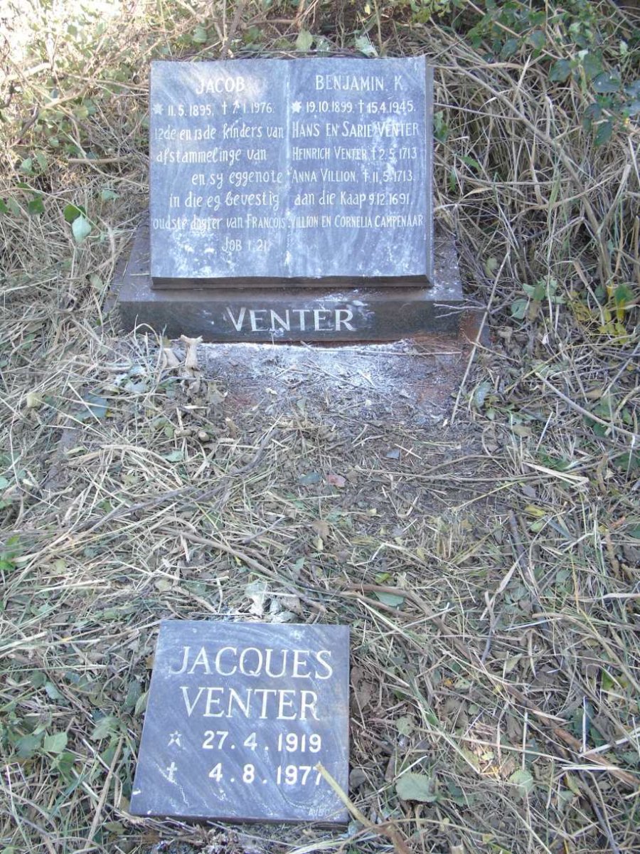 VENTER Jacob 1895-1976 :: VENTER Benjamin K. 1899-1945 :: VENTER Jacques 1919-1977_1