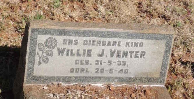 VENTER Willie J. 1935-1940