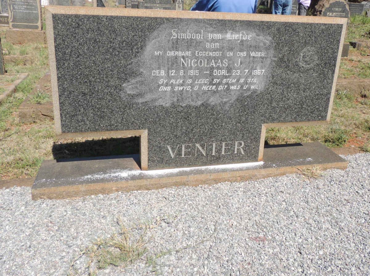 VENTER Nicolaas J. 1915-1967