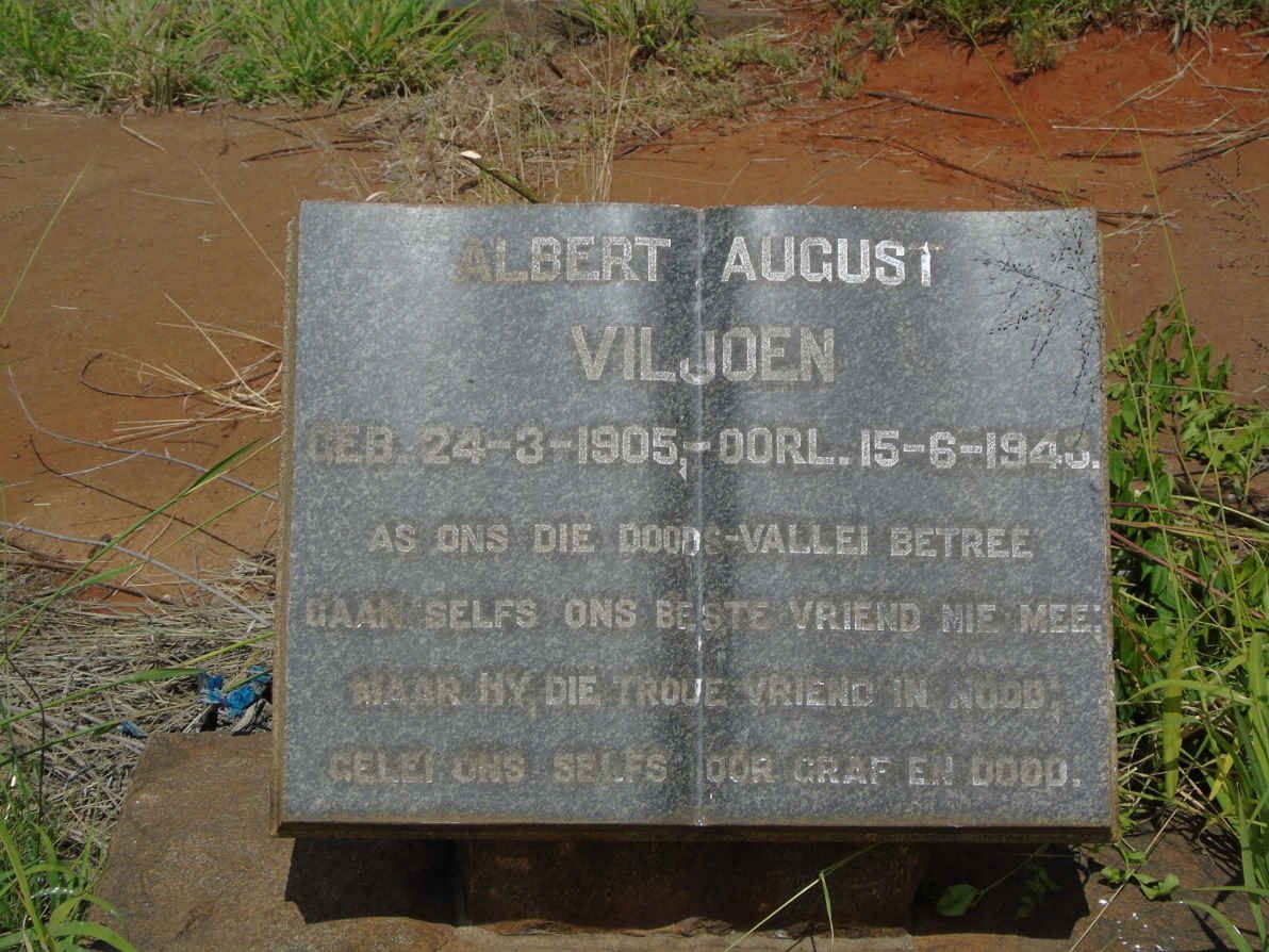 VILJOEN Albert August 1905-1943