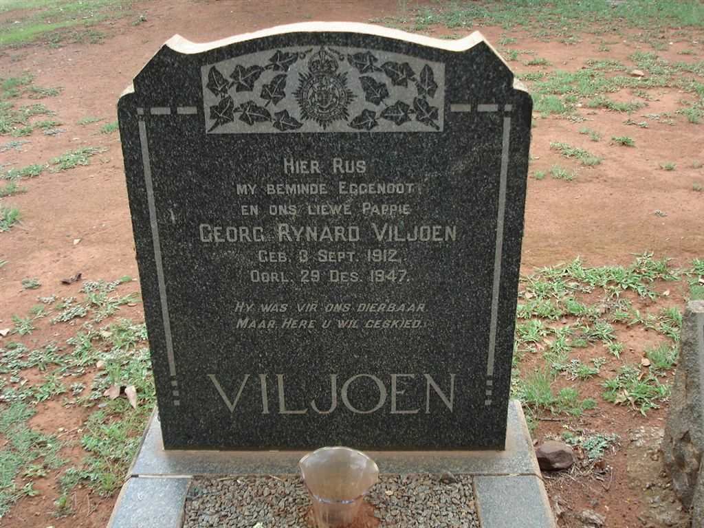 VILJOEN Georg Rynard 1912-1947