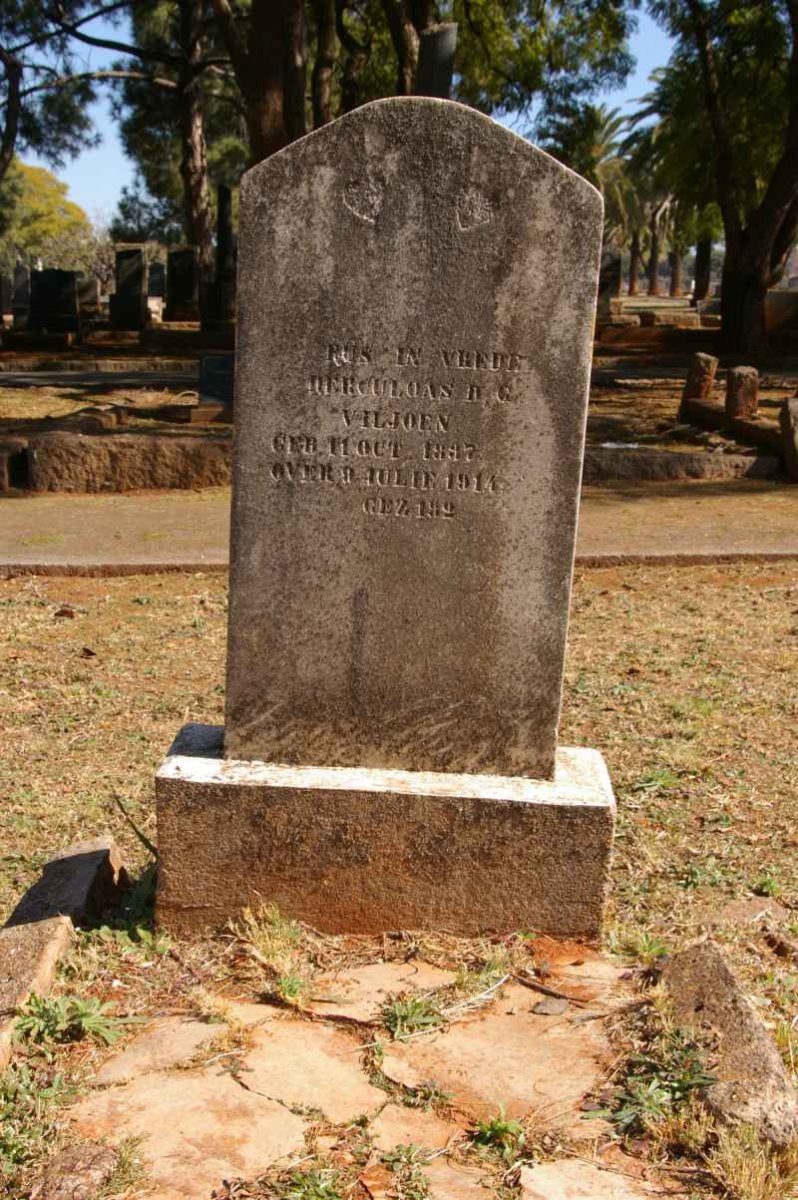 VILJOEN Herculoas D.G. 1887-1914
