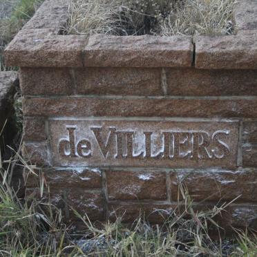 VILLIERS Arthur E., de 1894-1959 &amp; Josey M. 1902-1988 _2