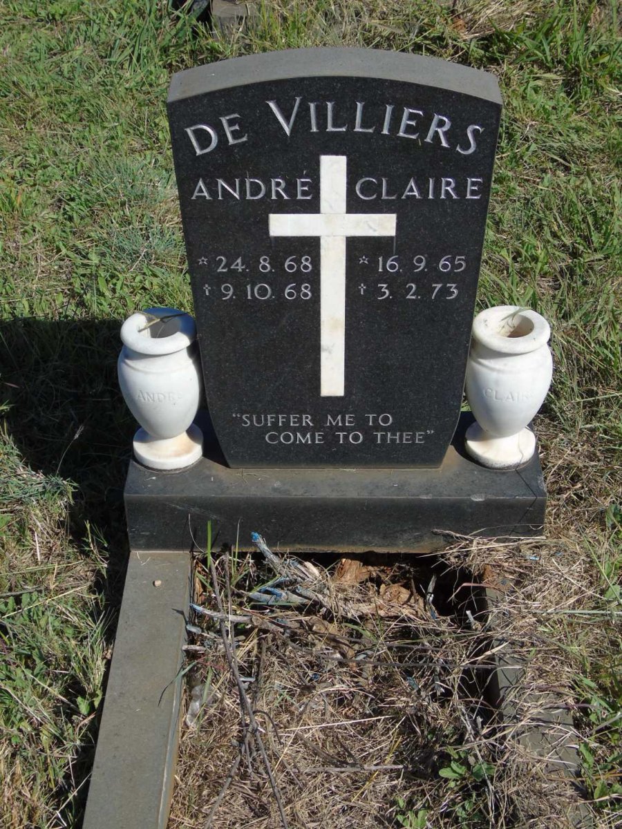 VILLIERS Claire, de 1965-1973 :: DE VILLIERS Andre 1968-1968 