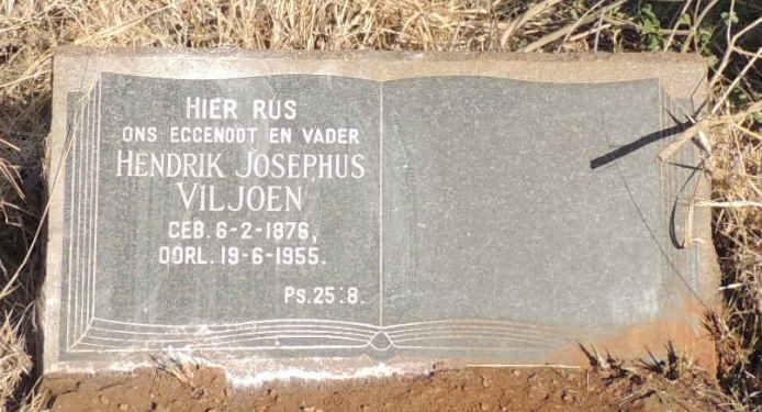 VILJOEN Hendrik Josephus 1876-1955