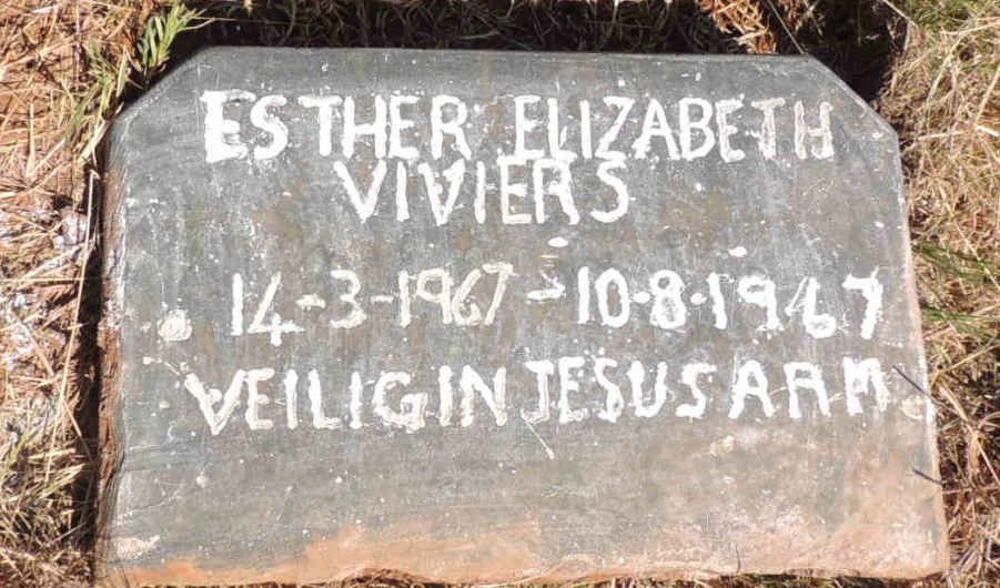 VIVIERS Esther Elizabeth 1967-1967