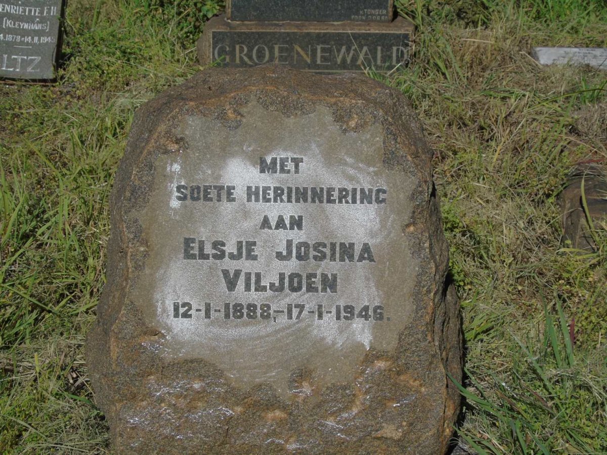 VILJOEN Elsje Josina 1888-1946