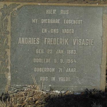 VISAGIE Andries Frederik 1883-1954