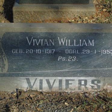 VIVIERS Vivian William 1917-1953