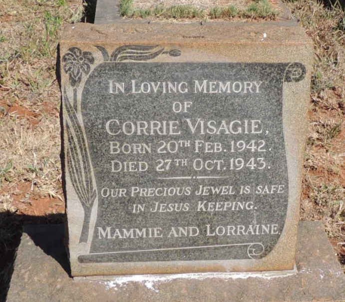 VISAGIE Corrie 1942-1943